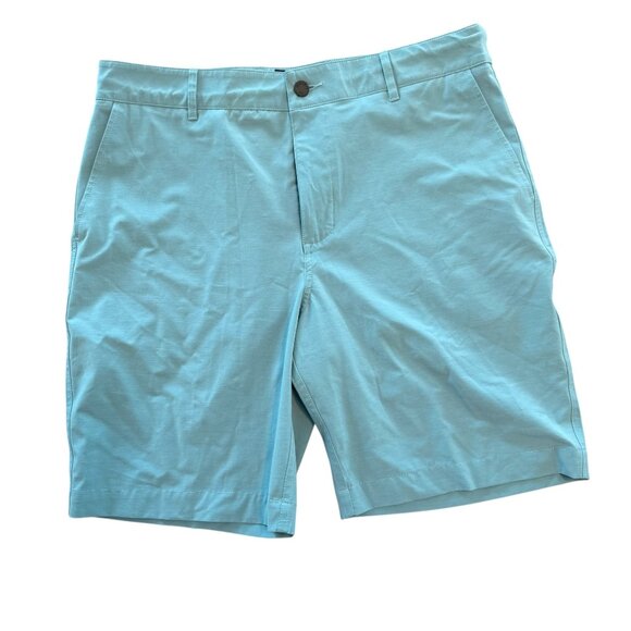 Faherty All Day Light Blue Mens Shorts Size 35 Recycled Polyester & Cotton Blend - Picture 1 of 6